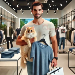 گربه یا تیشرت