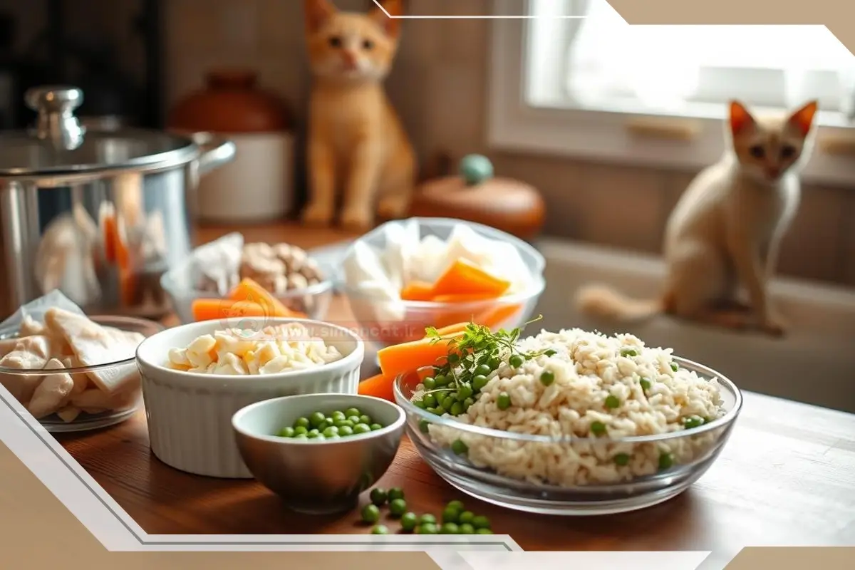 غذا برای گربه