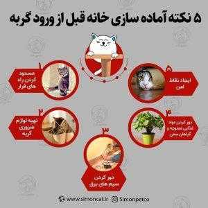 آماده سازی خانه قبل از ورود گربه