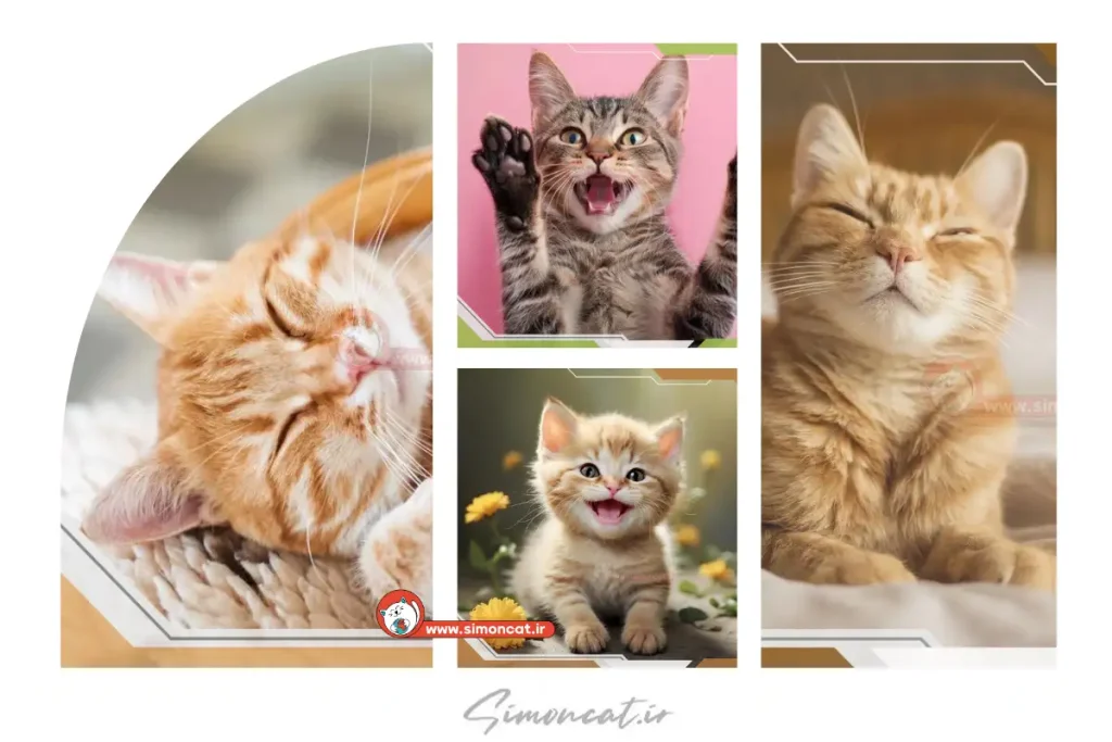 صدای گربه خوشحال