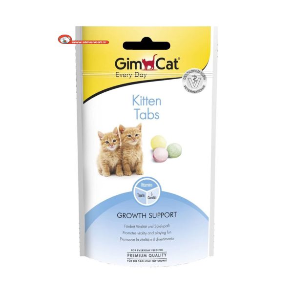 مکمل بچه گربه جیم کت Kitten Tabs Gim cat