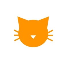 شکل گربه نارنجی