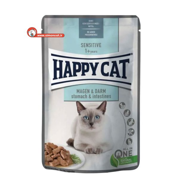 پوچ گربه تقویت کننده دستگاه گوارش Happy Cat