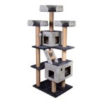 اسکرچر گربه مدل گردو طوسی