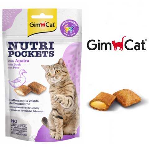 تشویقی گربه Gim Cat مولتی ویتامین طعم اردک
