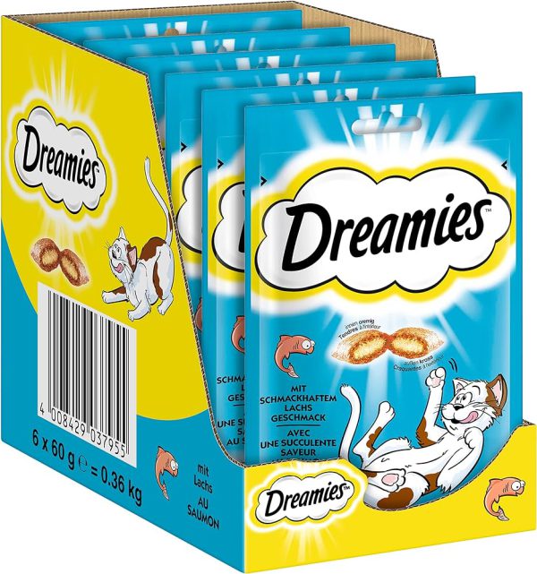 عکس تشویقی گربه Dreamies طعم ماهی سالمون