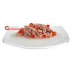 عکس غذای کنسرو گربه جیم کت مدل ماهی و گوجه فرنگی