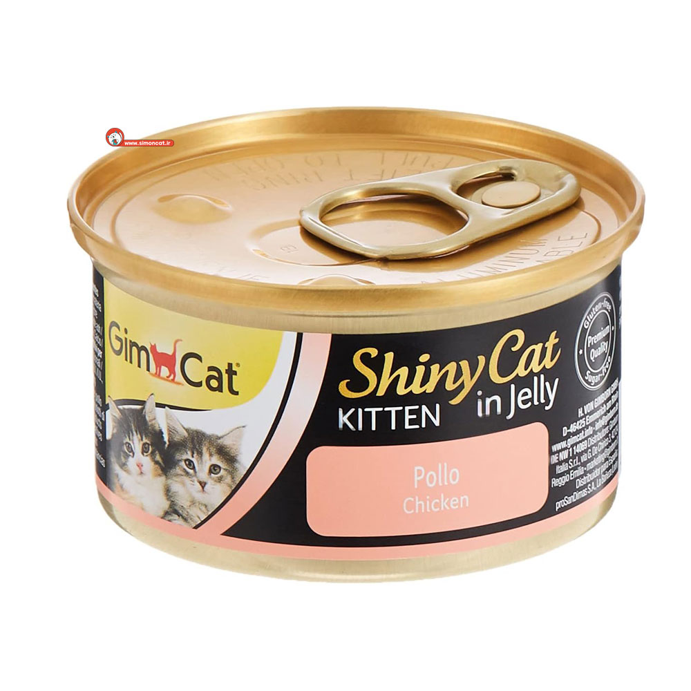 غذا کنسرو گربه Gim Cat مرغ