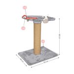 عکس اسکرچر دوطبقه گربه عروسکدار Nina-Pet