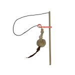 چوب اسباب بازی گربه خز و توپ دار