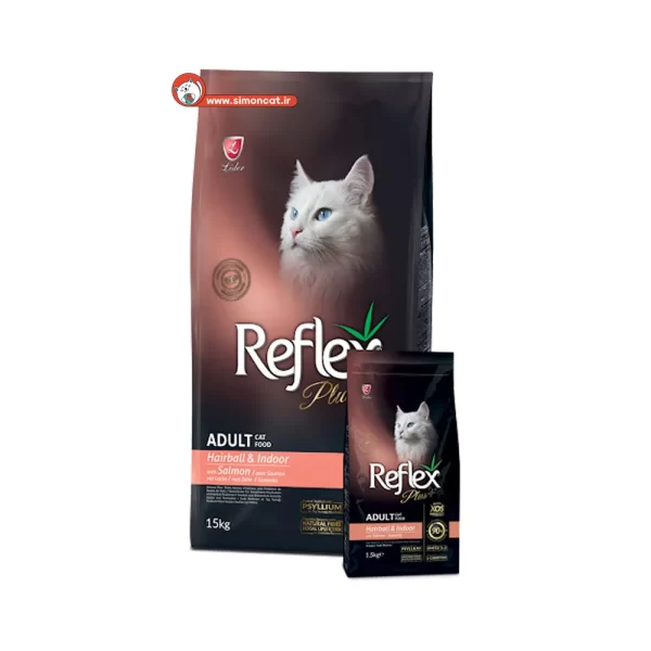 عکس عکس غذا خشک گربه Reflex Hairball با طعم ماهی سالمون