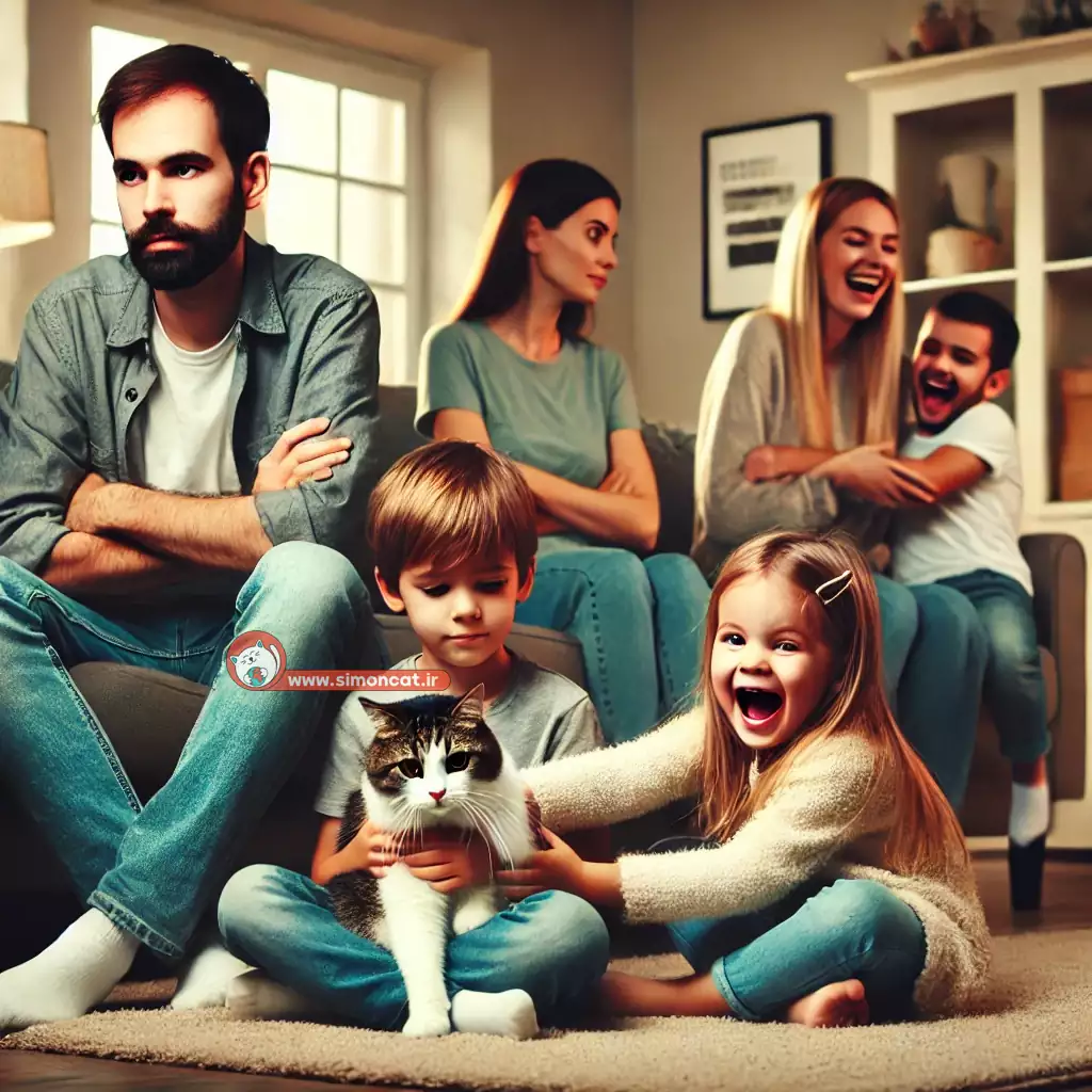 مراحل راضی کردن پدر و مادر برای خرید گربه