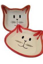 ظرف آب و غذای گربه سرامیکی 