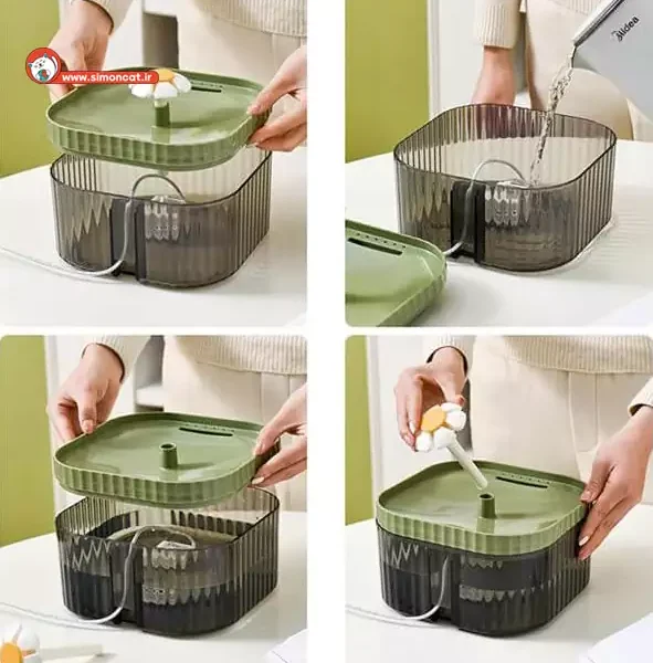 ظرف آب اتوماتیک گربه