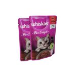 پوچ گربه ویسکاس طعم گوشت گوساله در ژله 85 گرم