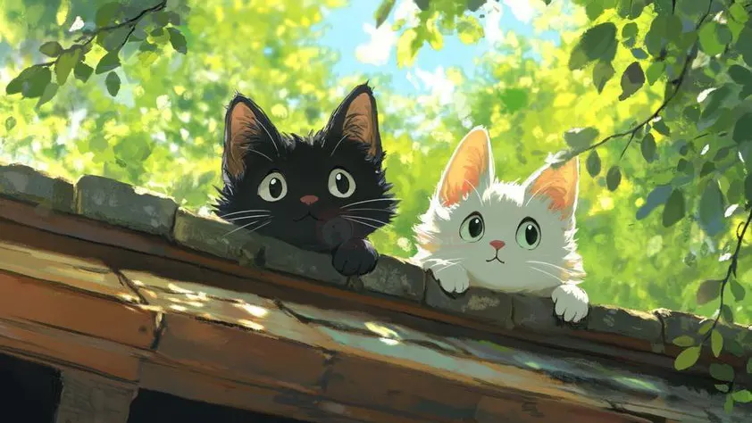 عکس گربه انیمه ای
