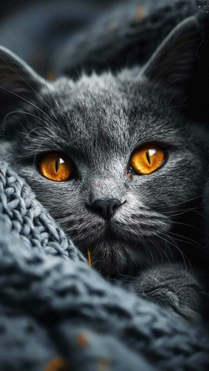 عکس گربه برای پروفایل سیاه سفید