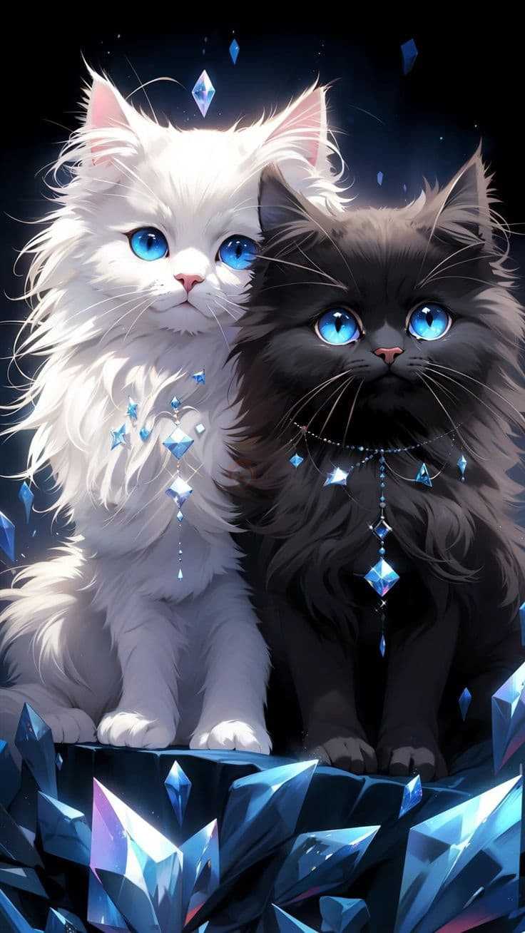 عکس گربه عاشقانه برای پروفایل