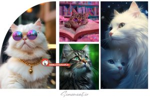 عکس گربه فانتزی برای پروفایل