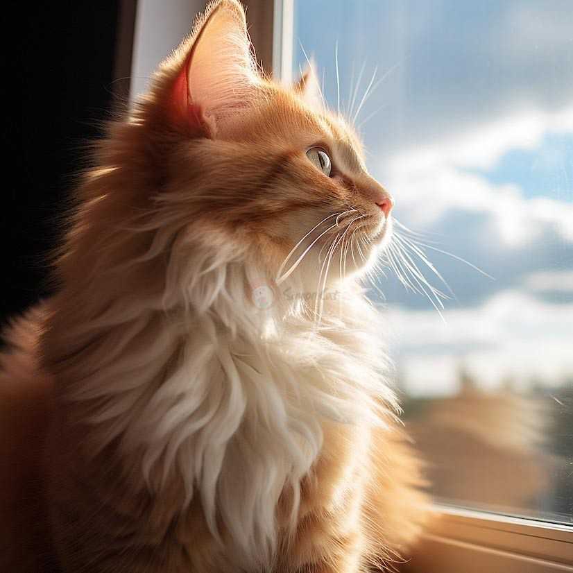 عکس گربه نارنجی پشمالو