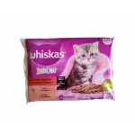 پوچ بچه گربه ویسکاس با طعم گوشت گاو و مرغ Whiskas
