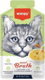 ابگوشت گربه ونپی با طعم مرغ، هویج و کدوحلوایی