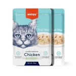 پوچ گربه طعم مرغ و ماهی کاد (wanpy chicken and cod)