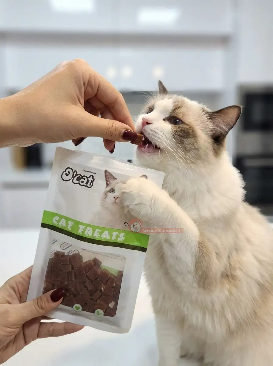 تشویقی برای گربه