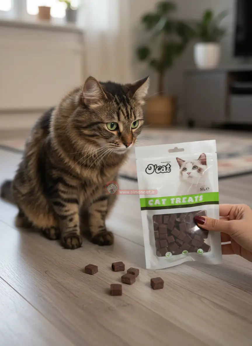 تشویقی گربه گرانول اوکت