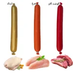 سوسیس تشویقی سگ و گربه ان فور پی با سه طعم مختلف