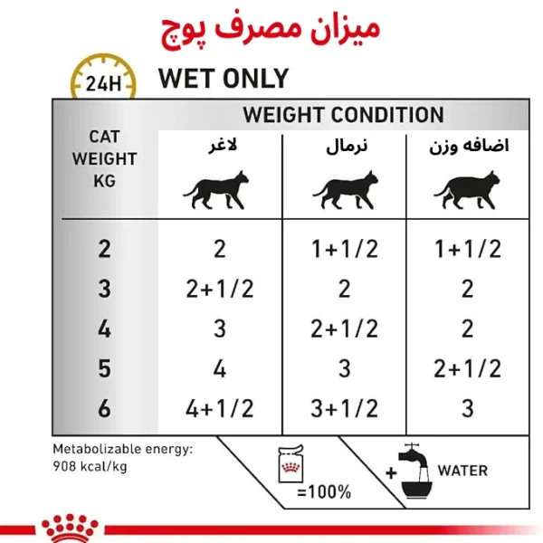 پوچ گربه یورینری اس او رویال کنین