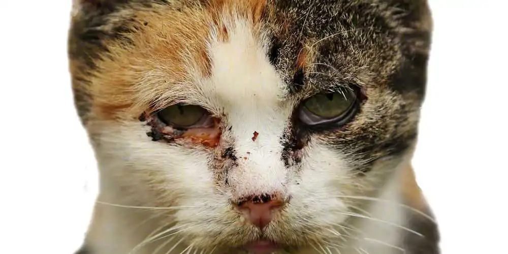 زخم های چشم گربه