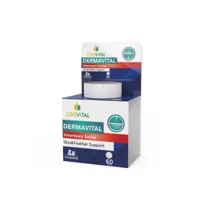 قرص تقویت پوست و موی سگ و گربه زوویتال Dermavital
