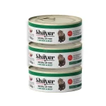 کنسرو نچرال گربه شایر با طعم مرغ و بیف پک 3 عددی