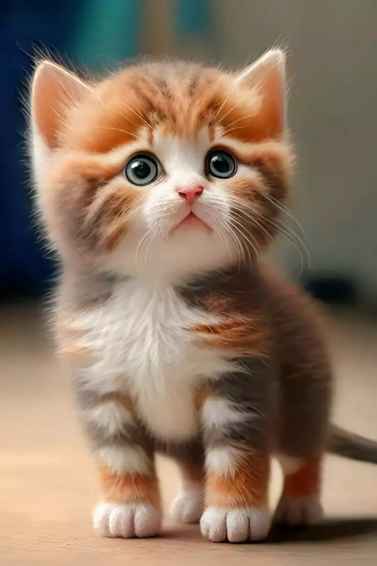 گربه کوچولوی بامزه