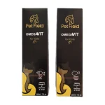 روغن خوراکی گربه امگاویت پت فیلد با دو طعم مرغ و ماهی