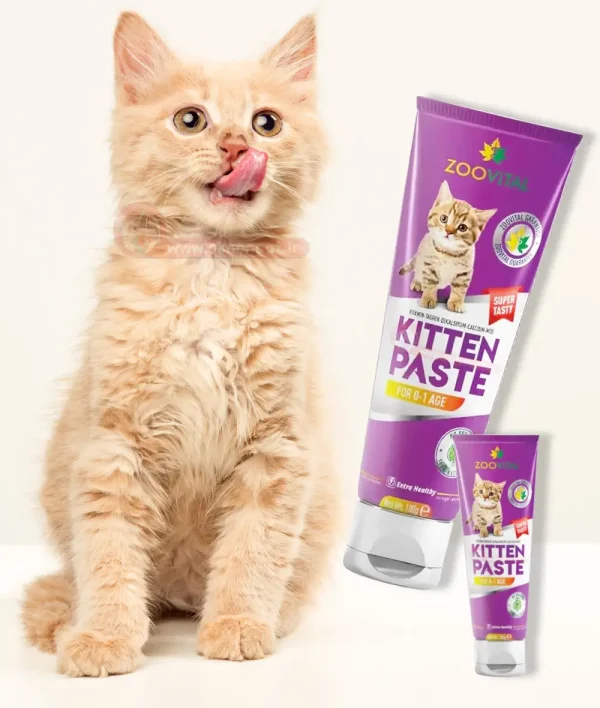 خمیر بچه گربه زوویتال Zoovital kitten paste وزن 100 گرم