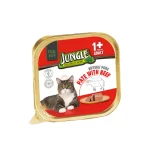 ووم گربه با طعم گوشت گوساله پته ای Jungle