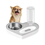 ظرف آب و غذا حیوانات خانگی طرح قلبی