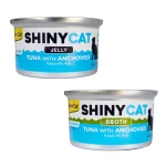 کنسرو گربه جیم کت مدل شاینی کت فیله طعم ماهی تن و آنچویی