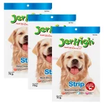 تشویقی سگ جرهای با طعم مرغ استریپ