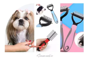 شانه تیغ دار برای سگ