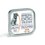 ووم سگ بالغ مونژه با طعم بوقلمون