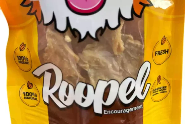 عکس تشویقی سگ چیپس سیرابی بره Roopel