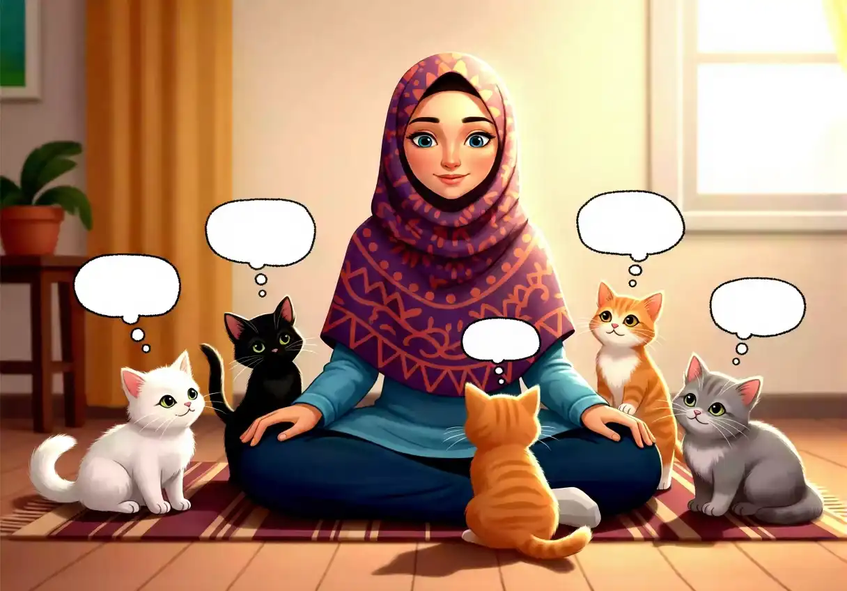 انتخاب اسم گربه ها با توجه به رنگ