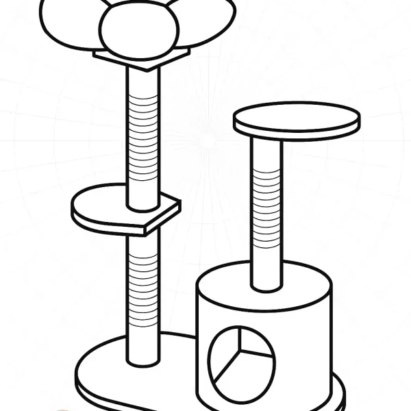 اسکرچر گربه کدیپک مدل میخک