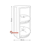 ابعاد مبل گربه