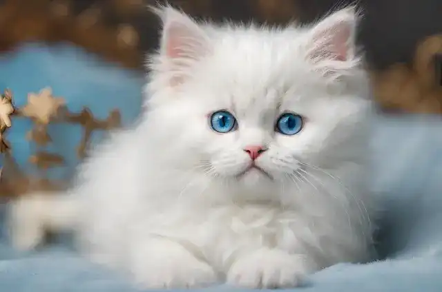 بچه گربه چشم آبی