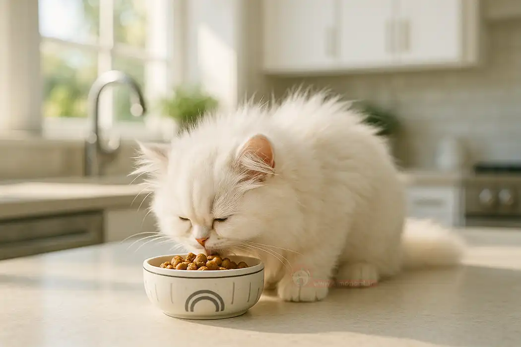 تغذیه گربه پرشین