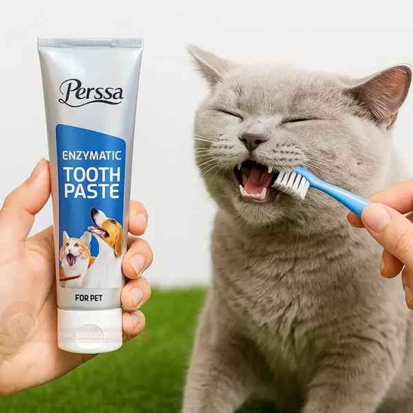خمیر دندان سگ و گربه برند پرسا